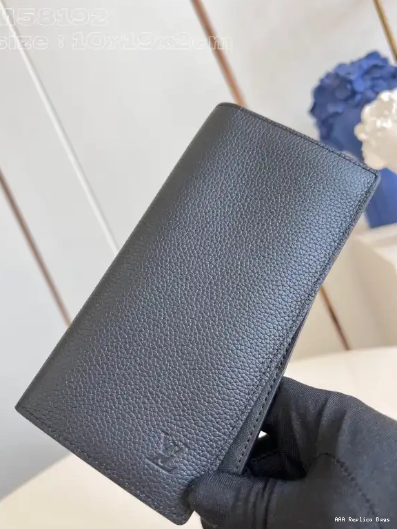 Aaa replica bags LOUIS WALLET-10*19*2cm BRAZZA VUITTON 0515